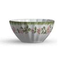 Bowl para Sopa de Cerâmica Rosier Verde e Rosa 650ml - Unid. - Scalla