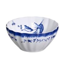 Bowl para Sopa Tigela de Cerâmica Azul e Branco Demoiselle Scalla 650ml