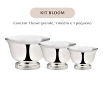 Bowl Pequeno Bloom + Bowl Médio Bloom + Bowl Grande Bloom Bowl Pequeno Bloom + Bowl Médio Bloom + Bowl Grande Bloom