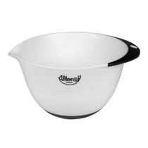 Bowl Preto Branco Multiuso Plástico 1,5L Cromus Allonsy Saladas e Servir receitas 34x28x16 1un Bowl Preto Branco Multiuso Plástico 1,5L Cromus Allonsy Saladas e Servir receitas 34x28x16 1un