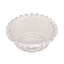 Bowl Raso Cristal De Chumbo Coracao Heart P/ Servir 11,5cm Lyor