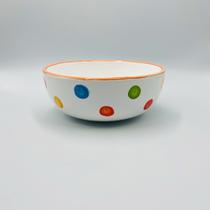 Bowl redondo cerâmica Bubbles Easter colorido 950ml - 7x18cm