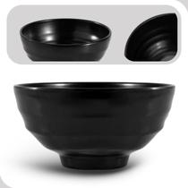 Bowl Redondo Naha 14cm Preto Melamina Hauskraft Elegante