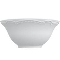 Bowl Relevo Cottage Tigela Sobremesa 510ml Porcelana Branco Avulso 15cm Bowl Relevo Cottage Tigela Sobremesa 510ml Porcelana Branco Avulso 15cm