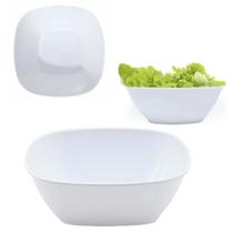 Bowl Saladeira 2,2L Pote Tigela Quadrada em Melamina 2200ml Bowl Saladeira 2,2L Pote Tigela Quadrada em Melamina 2200ml