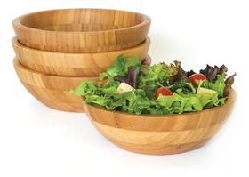 Bowl Saladeira Cumbuca Tigela De Bambu 18cm Redonda Bowl Saladeira Cumbuca Tigela De Bambu 18cm Redonda