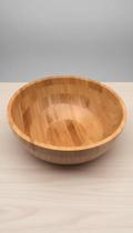 Bowl Saladeira Grande Bambu Redondo 28cm Bowl Saladeira Grande Bambu Redondo 28cm
