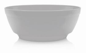 Bowl Saladeira Luna 5 Litros Branco De Polipropileno Ou