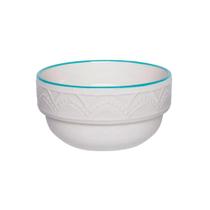 Bowl serena sky 16cm 6 peças branco e azul - Oxford porcelanas