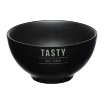 Bowl Tigela Cumbuca Porcelana Hauskraft Manhattan Preto