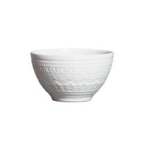 Bowl Tigela em Cerâmica Agra Branco 606 ml - 1 unid.