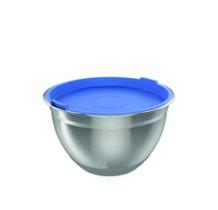 Bowl Tigela Inox Base Silicone com Tampa 20cm - Coisaria