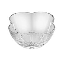 Bowl Tigela Pequeno de Cristal Transparente Clover 9 cm - LYOR