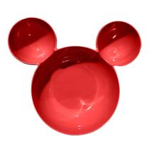 Bowl Tigela Vermelha Orelha Mickey Disney