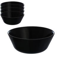 Bowl Tigela Vidro Sobremesa Saladeira Preto Opaline 11cm Bowl Tigela Vidro Sobremesa Saladeira Preto Opaline 11cm