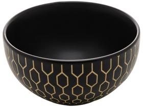 Bowl Tijela De Cerâmica Colmeia Preto Lyor 14 Cm Bowl Tijela De Cerâmica Colmeia Preto Lyor 14 Cm