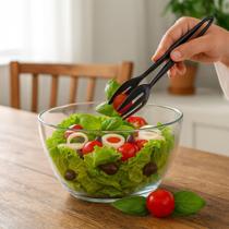 Bowl Tropical Pequena Saladeira, Bowl de Vidro 1020Ml Mesa Posta Multiuso Ruvolo