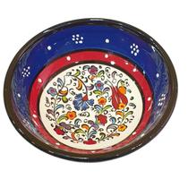 Bowl Turco Pintado De Cerâmica ul Royal Liso 12Cm
