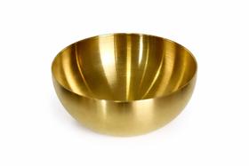 Bowl Vaso Inox Dourado - 24cm - Lilian