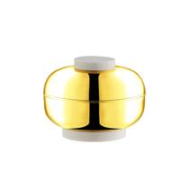 Bowl Volupté Médio Gold24K com Resina Branca Bowl Volupté Médio Gold24K com Resina Branca