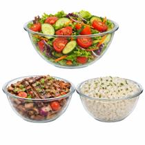 Bowls Saladeira Tigela Plus Vidro 500ml - Marinex Pequena 06