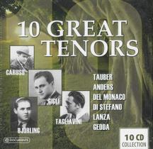 Box 10 CDs - Great Tenors - Importado - Novo e Lacrado Box 10 CDs - Great Tenors - Importado - Novo e Lacrado