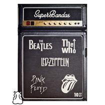 Box 10 DVDs Superbandas Zeppelin Floyd Stones Beatles - Hm