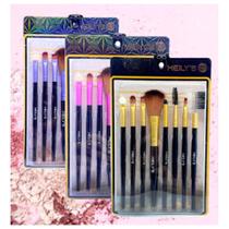 Box 12 Peças Pincéis de Maquiagem Meily's Rubys MKP 145