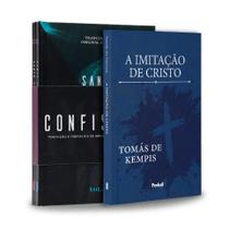 Box 2 Livros Confissões Santo Agostinho + A Imitação de Cristo Discípulos Escolhidos