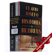 Box 3 Livros História dos Hebreus Flávio Josefo Obra Original e Completa Cristão Evangélico Gospel Igreja Família - Igreja Cristã Amigo Evangélico