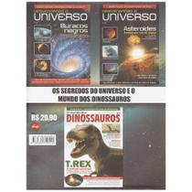 Box 3 Livros Os Segredos Universo e o Mundo dos Dinossauros