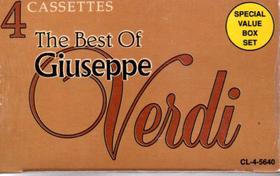 Box 4 Fitas K7 The Best Of Giuseppe Verdi - TOGETHER