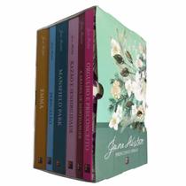 Box 6 Livros Jane Austen Grandes Obras Orgulho e Preconceito Mansfield Razão Persuasão Abadia Emma