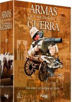 Box armas que mudaram a guerra 300 anos de poder de fogo 05 dvds