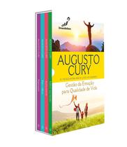 Box Augusto Cury - Gestão da Emoção para Qualidade de Vida com 4 marcadores de página