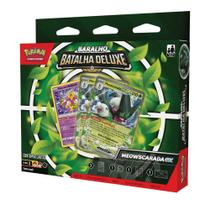 Box Baralho De Batalha Deluxe Meowscarada EX Pokemon Copag