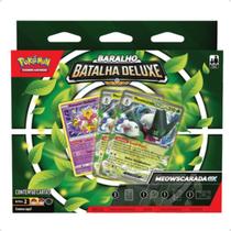 Box Baralho De Batalha Deluxe Meowscarada Ex Pokémon Copag