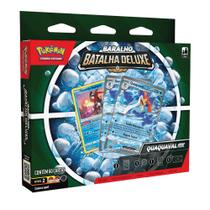 Box Baralho De Batalha Deluxe Quaquaval EX Pokemon Copag