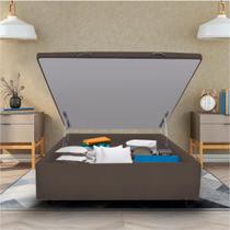 Box Bau Basic Abertura Frontal Yescasa Marrom Box Bau Basic Abertura Frontal Yescasa Marrom