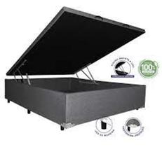 Box bau casal blindado nas laterais 1,38x1,88x0,47 cm profundidade