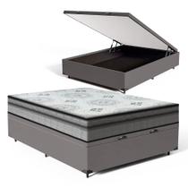 Box Baú com Colchão de Espuma D33 Anjos Ortosleep Viúva 128 - Anjos Colchões