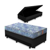 Box Baú e Aux + Colchão de Espuma D20 Gazin Supreme 88cm Box Baú e Aux + Colchão de Espuma D20 Gazin Supreme 88cm