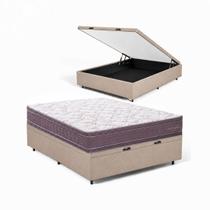 Box Baú E Colchão Inverno Verão Kappesberg Molas Casal 138