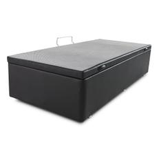 Box Baú Solteiro 88x188cm Preto Box Baú Solteiro 88x188cm Preto