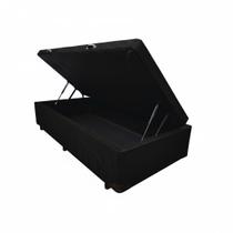 Box Baú Solteiro Blindado na Chapa de Madeira Diversas Cores 188x88x42