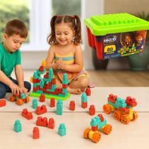 Box block click 80 peças