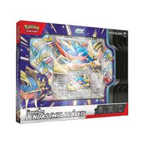 Box Card Pokemon Lendas Implacaveis Zacian Ex Com 37 Cartas Certificado FCS - Copag 352391 Box Card Pokemon Lendas Implacaveis Zacian Ex Com 37 Cartas Certificado FCS - Copag 352391