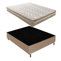 Box Casal Julia 42X138X188Cm Com Colchao Casal Quality Plus Duoface 20X138X188Cm Paropas by Ecosono