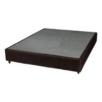 Box Casal Minaspuma Marrom 138x188x38cm