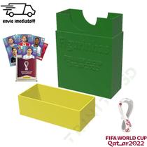 Box Case Porta Cartas Figurinhas Da Copa Do Mundo Qatar 2022